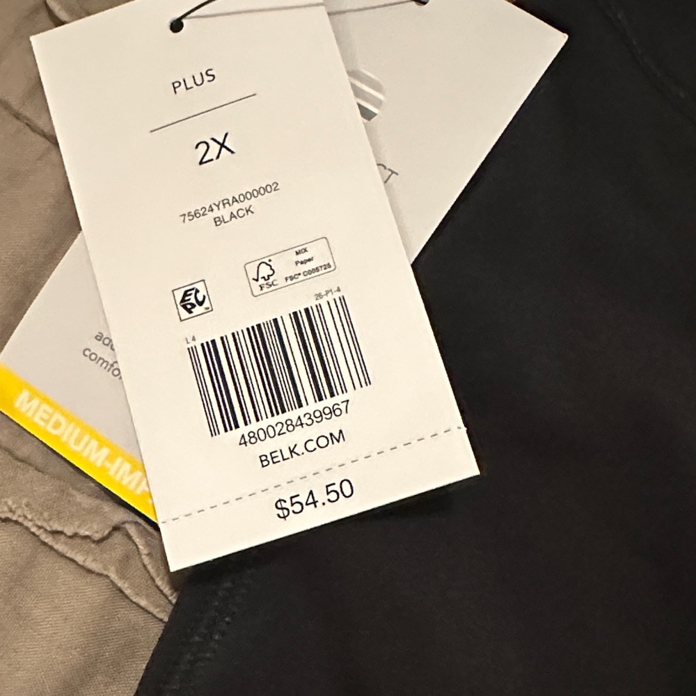ZELOS Black Active Leggings NWT - Picture 4 of 4
